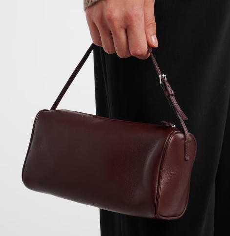 The Row 90s 레더 토트 백