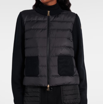 Moncler 다운 패널 버진 울 카디건